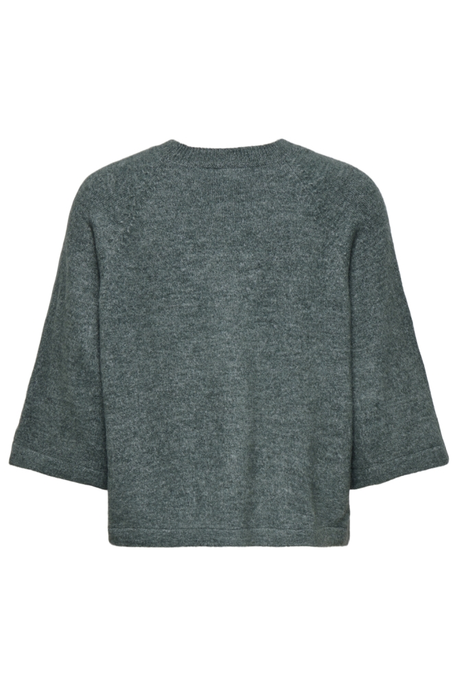 ONLSIMONI 3/4 PULLOVER KNT NOOS 15333199 BALSAM GREEN/MELANGE